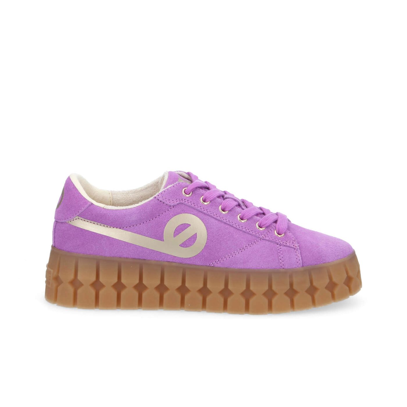 PLAY SNEAKER W - SUEDE/PRINT - VIOLET/GOLD